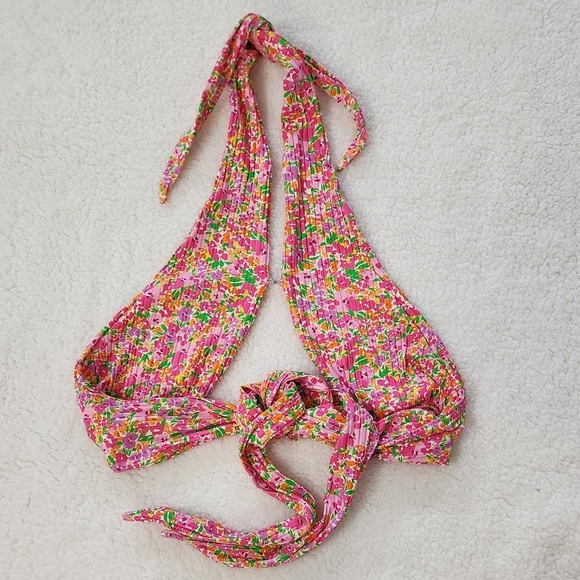New!For Love and‎ Lemons Dixie Wrapped Swim Bikini Top - Picture 9 of 12